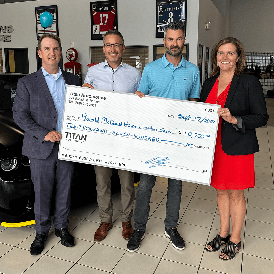 Ronald McDonald House - Saskatchewan - Titan Automotive